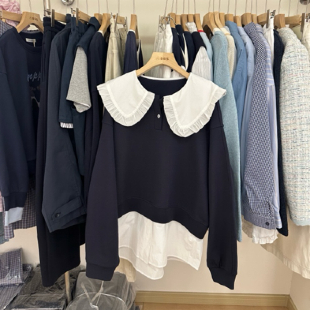 番茄家-娃娃领卫衣