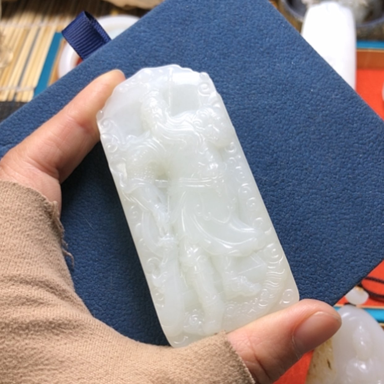 【闪购商品】和田玉挂件未镶嵌心****！