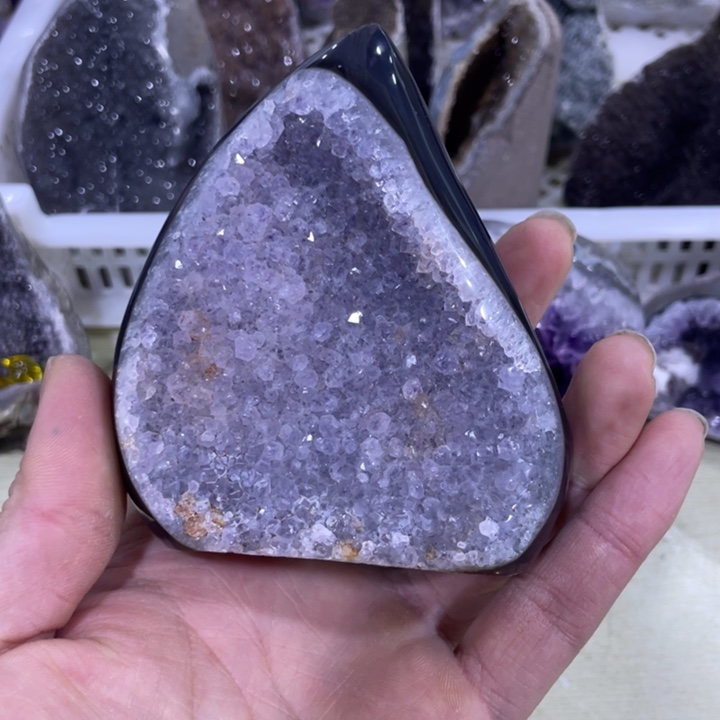 紫晶钱袋子未镶嵌