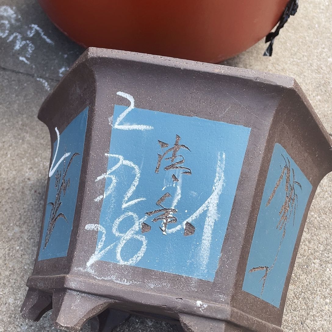 32蓝六方花盆花盆花盆花盆