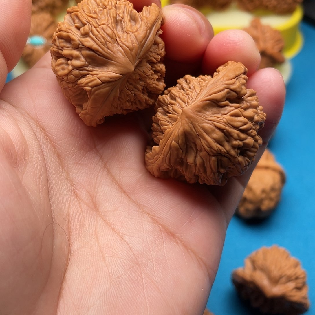 文玩核桃把件亮*虎头蛇38