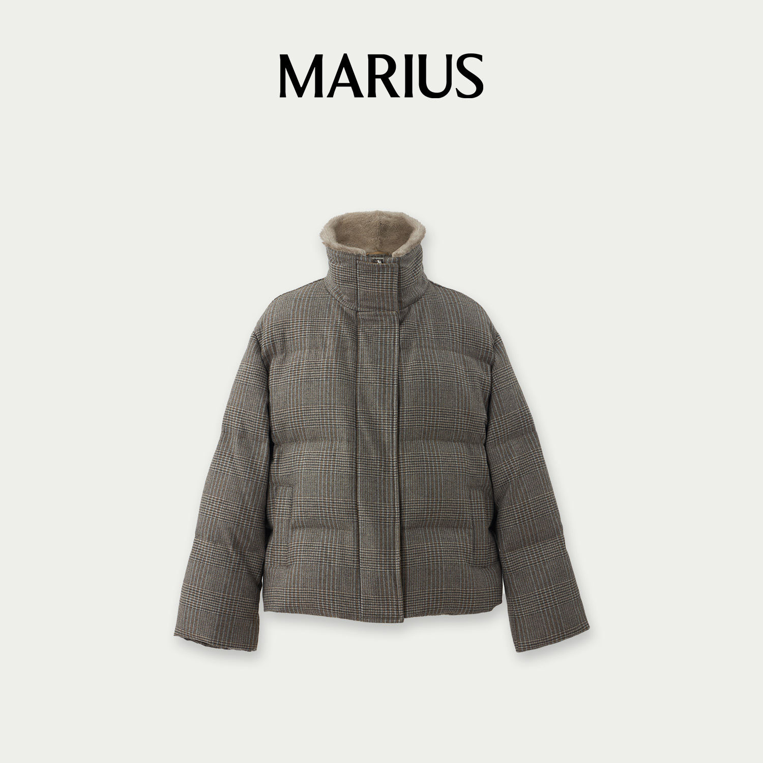 MARIUS-M-‘橡木庄园’经典保暖毛领短外套