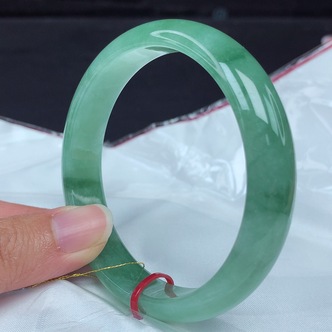 翡翠未镶嵌手镯60圈4122