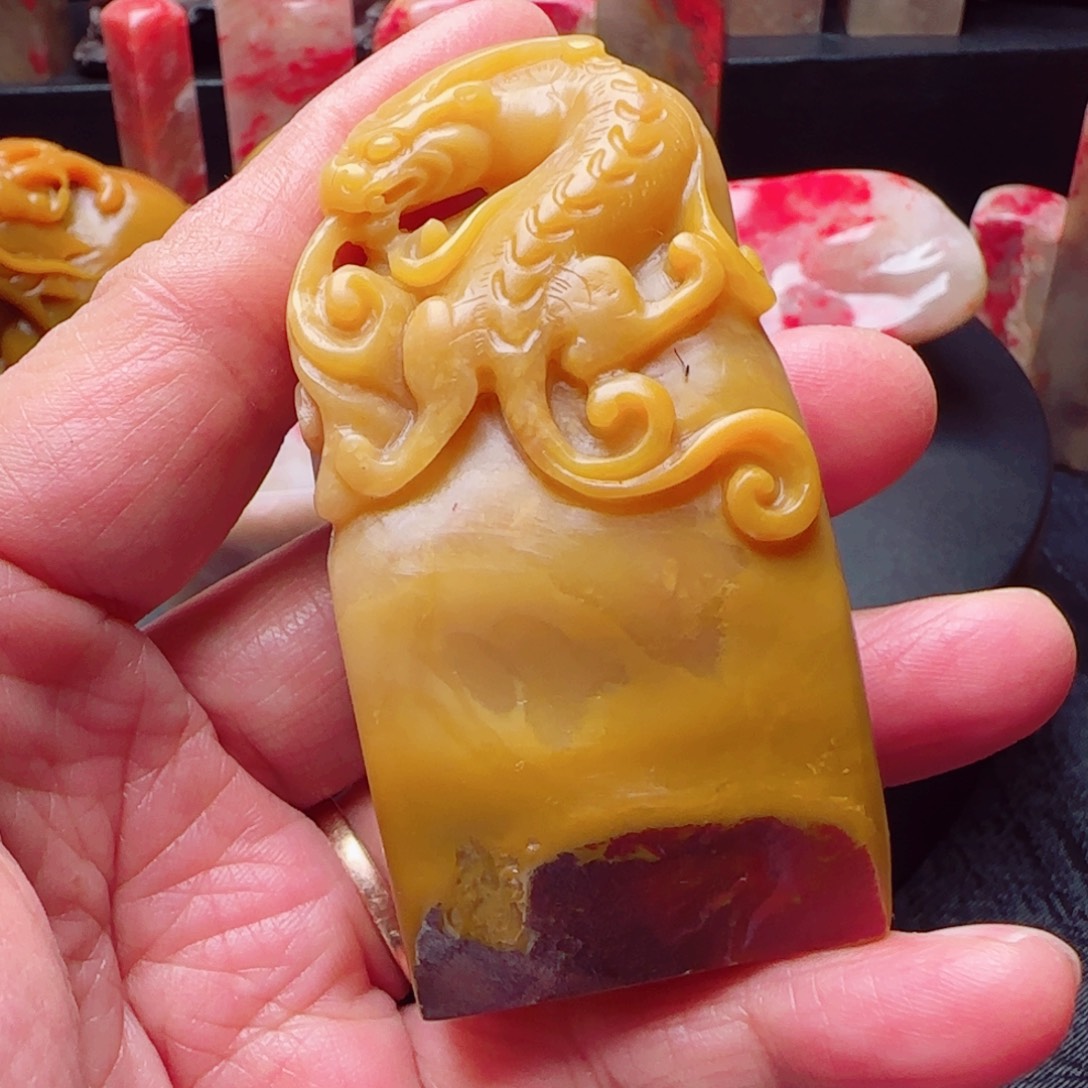 昌化石田黄石印章