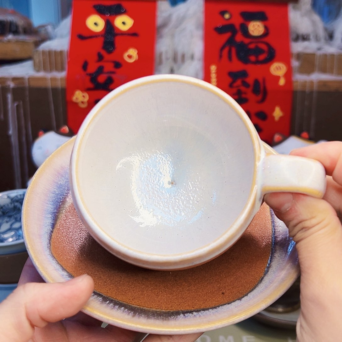 咖啡杯和茶杯是很配噢哦喜欢