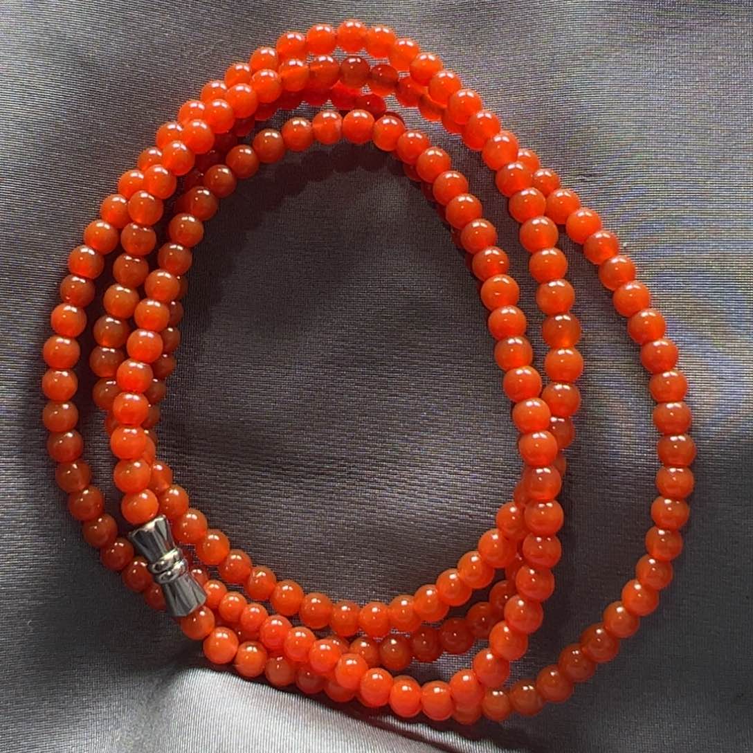 未镶嵌手串南红玛瑙