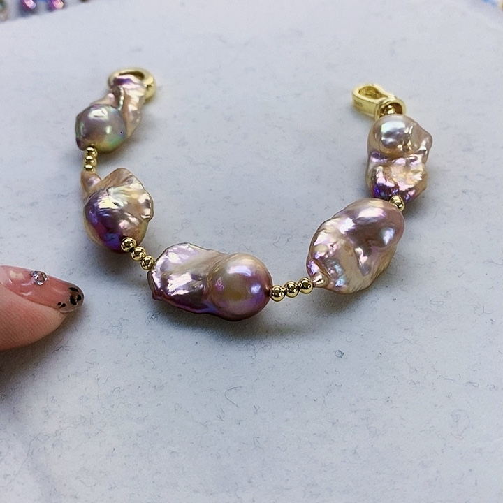 银S925镶嵌耳饰淡水珍珠