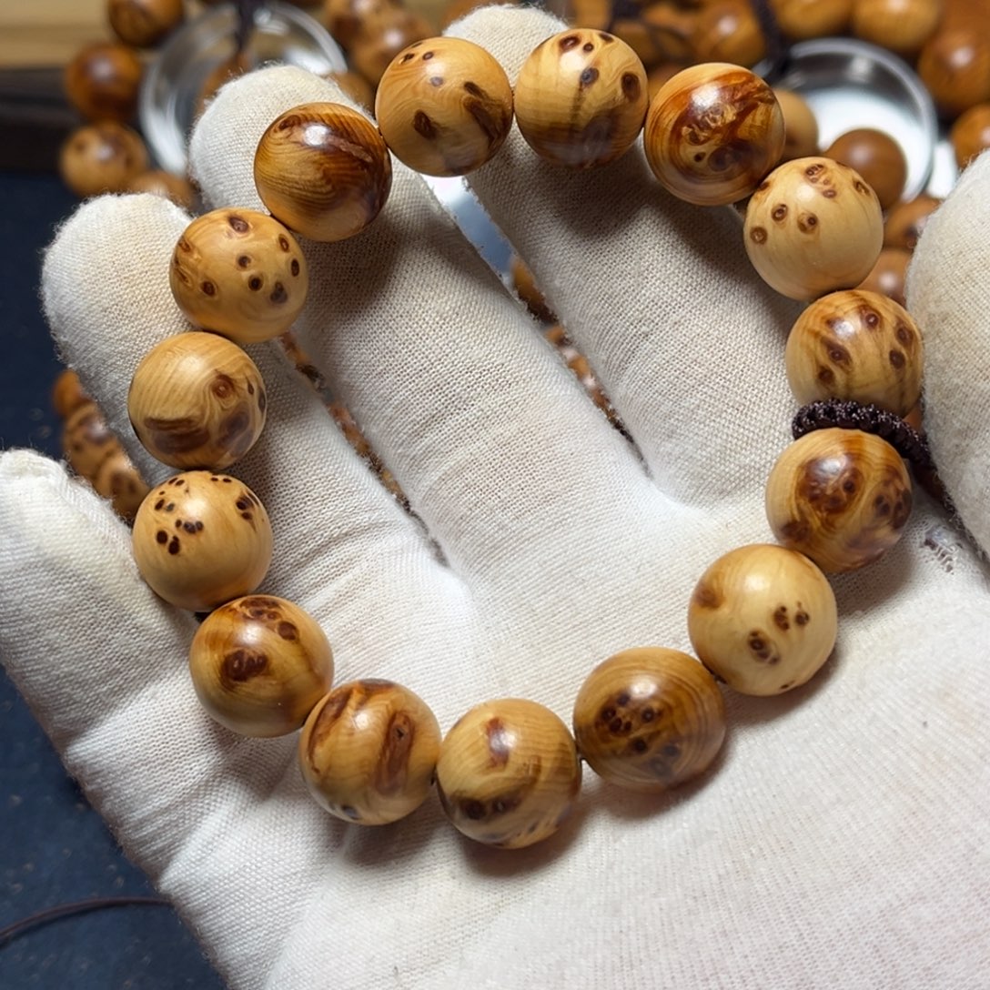 柏木（崖柏）手串/手链1.5留疤手串