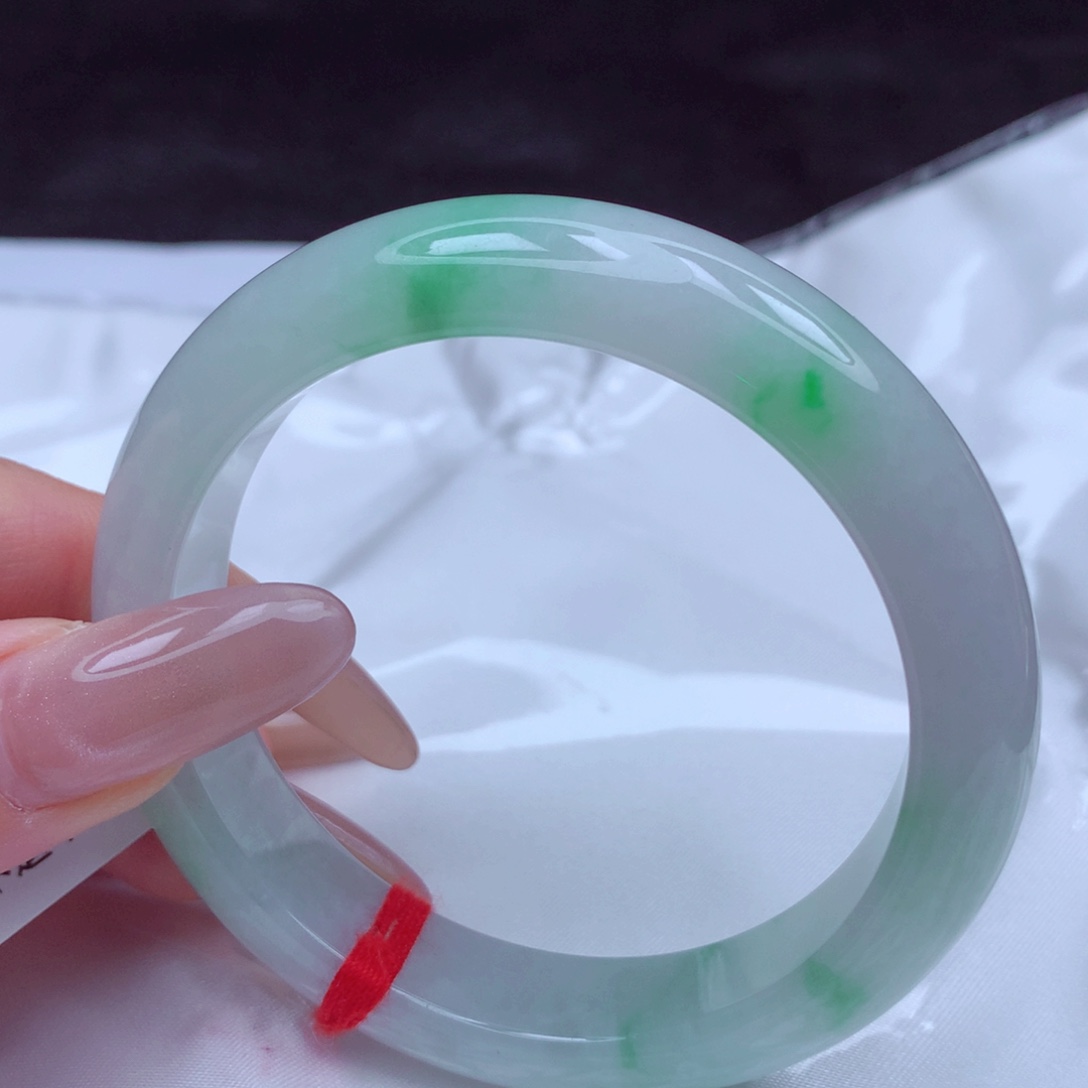 翡翠未镶嵌手镯手镯55