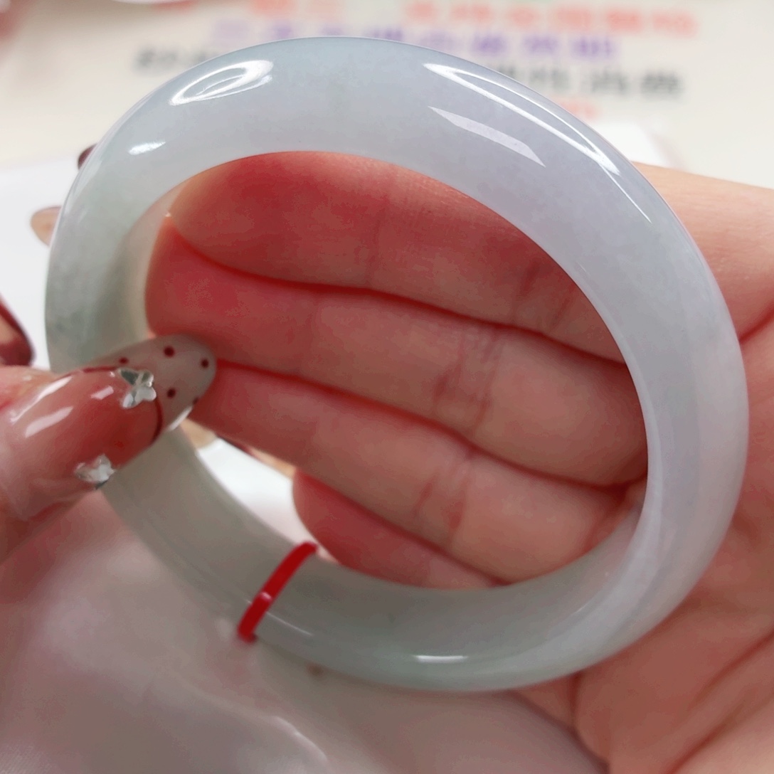 翡翠未镶嵌手镯57.2x017