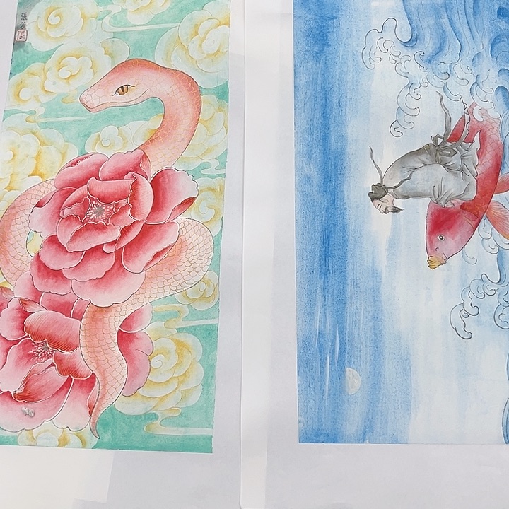 国画比**斯张芳老师老师老师