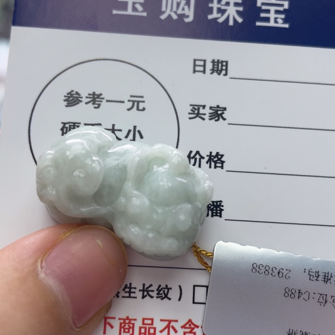 翡翠颈饰未镶嵌翡翠貔貅