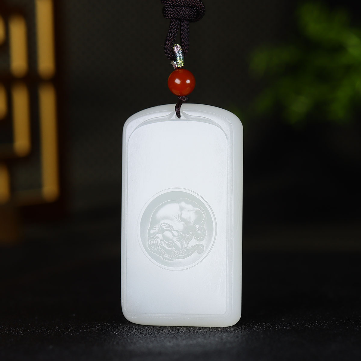 1212181和田玉白玉大象