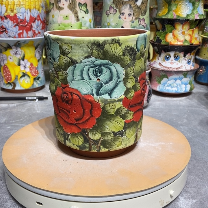 景德镇艺术手绘作品