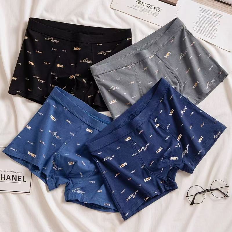 男士平角棉内裤大大码