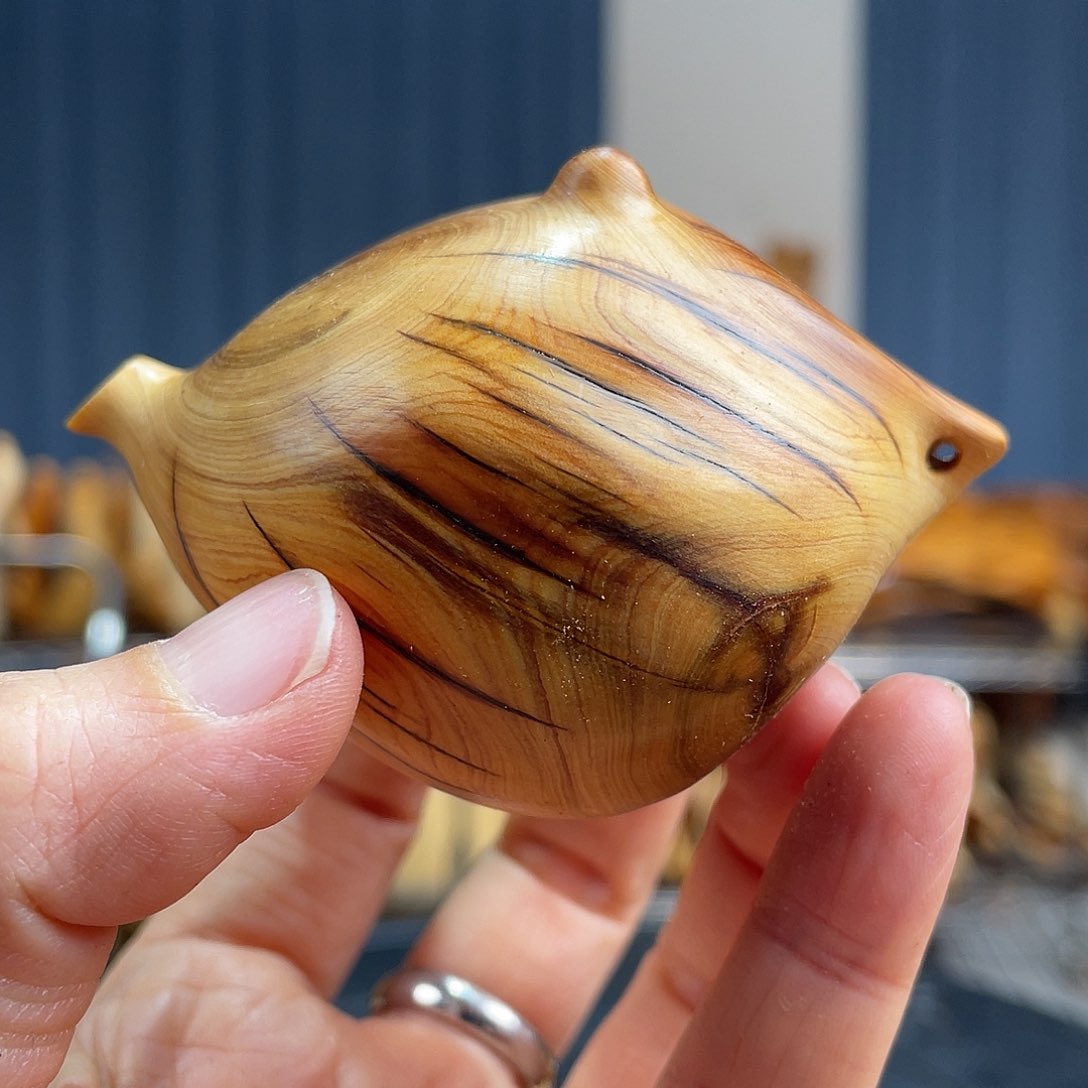 柏木（崖柏）手把件