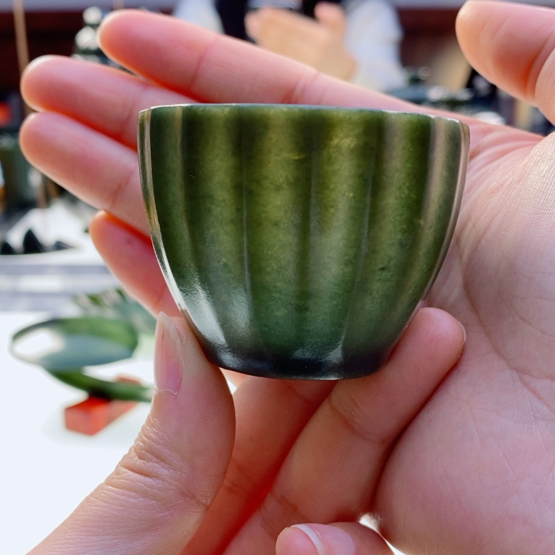 和田玉（青玉）挂件未镶嵌