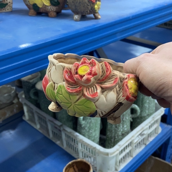 陶瓷花盆单场满9.9发12*7