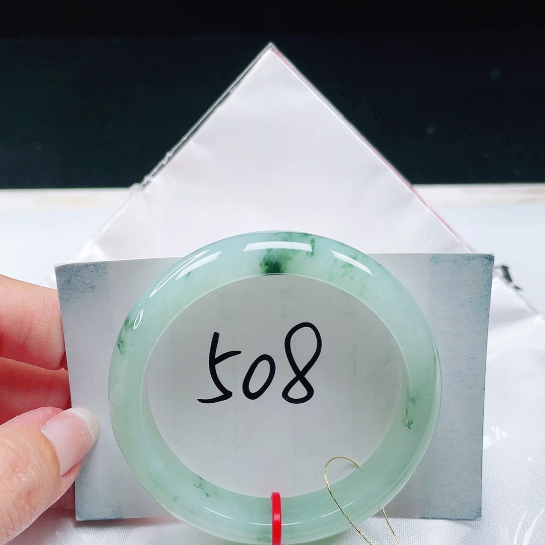 翡翠未镶嵌手镯缅甸翡翠53+