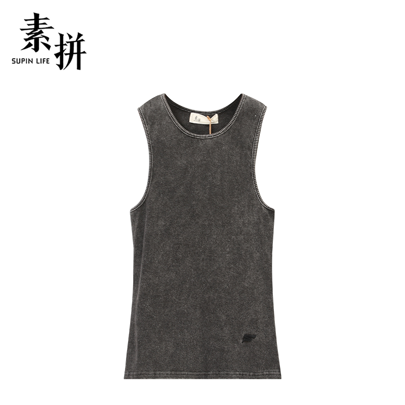 素拼女装背心SPABX336166AG