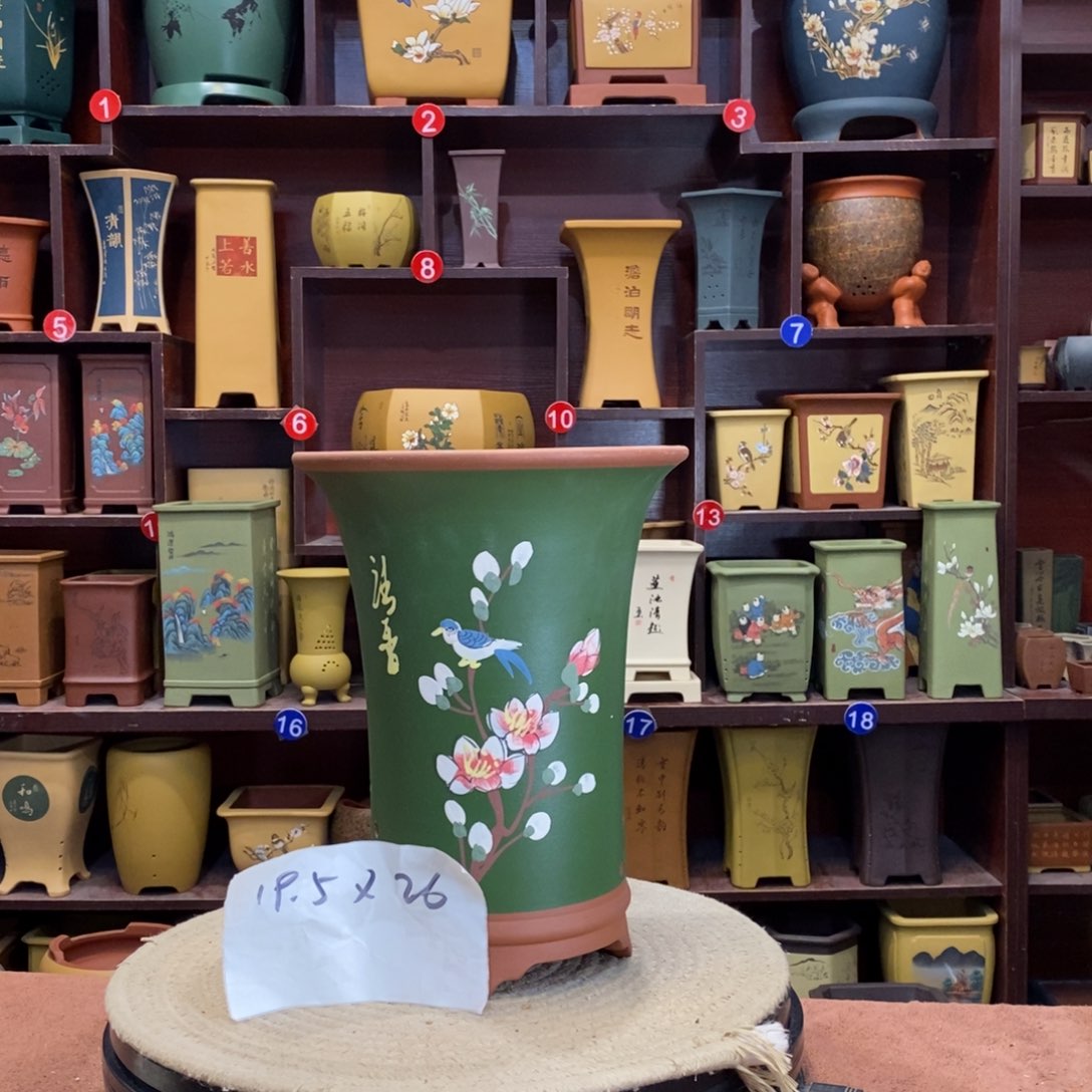 紫砂花盆紫砂艺术