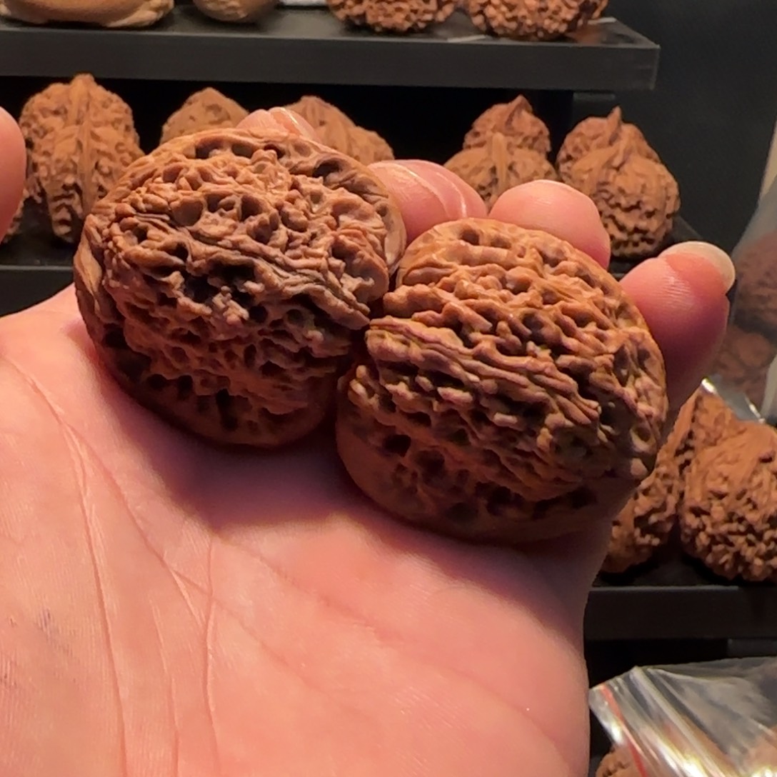 桃核把件涿鹿南疆石40