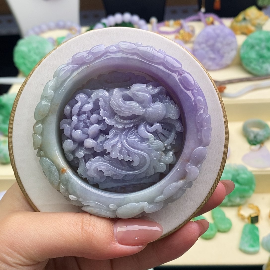 翡翠未镶嵌手镯套镯