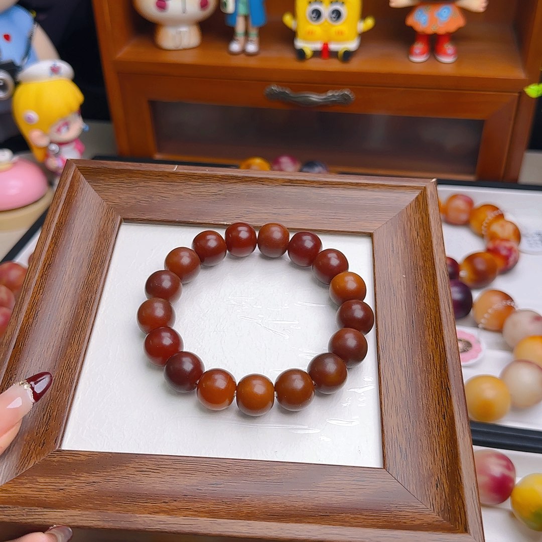 手串菩提根/象牙果卡14干磨落地果