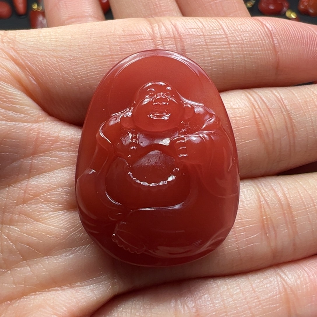 南红玛瑙未镶嵌吊坠