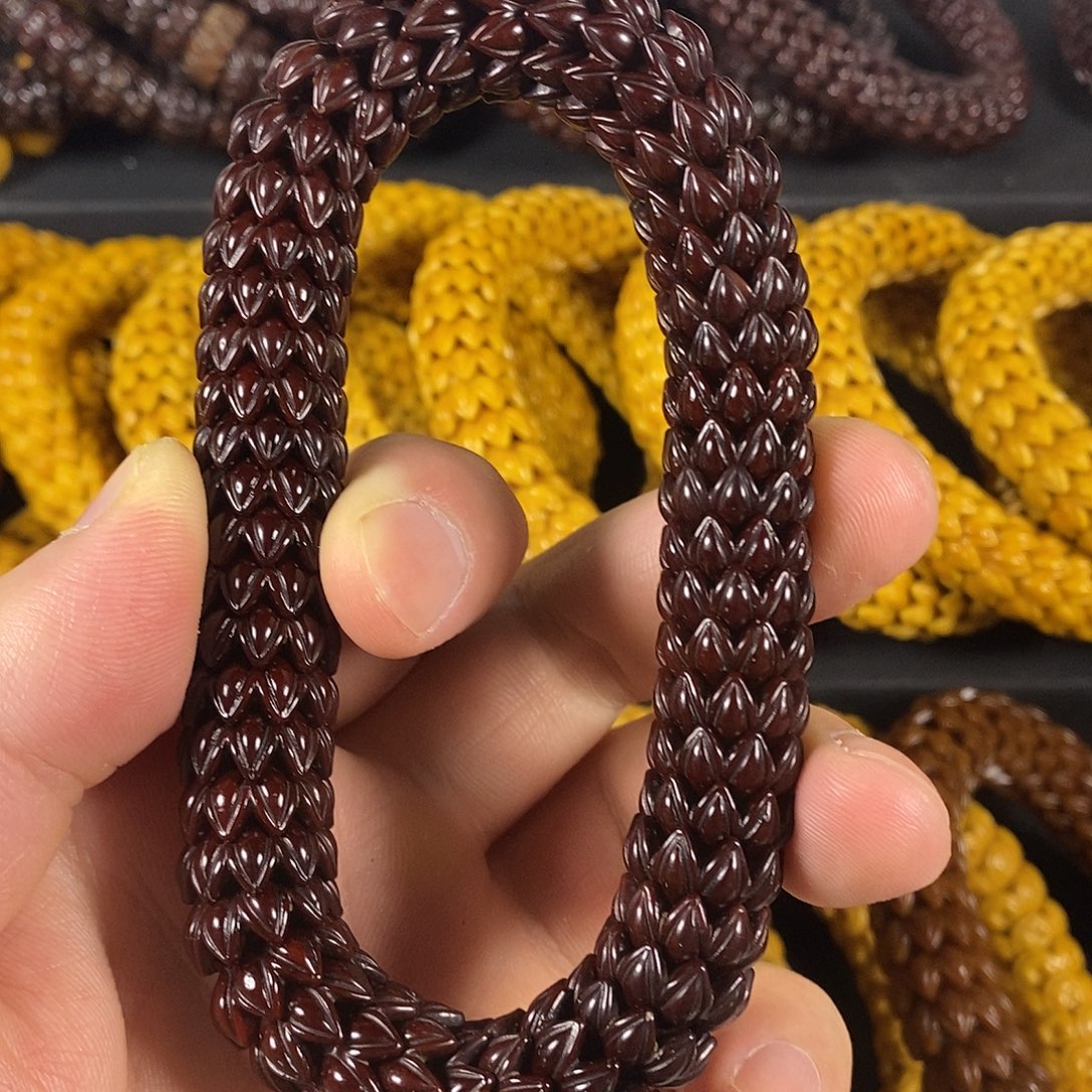 手串紫金鼠包浆莲花14