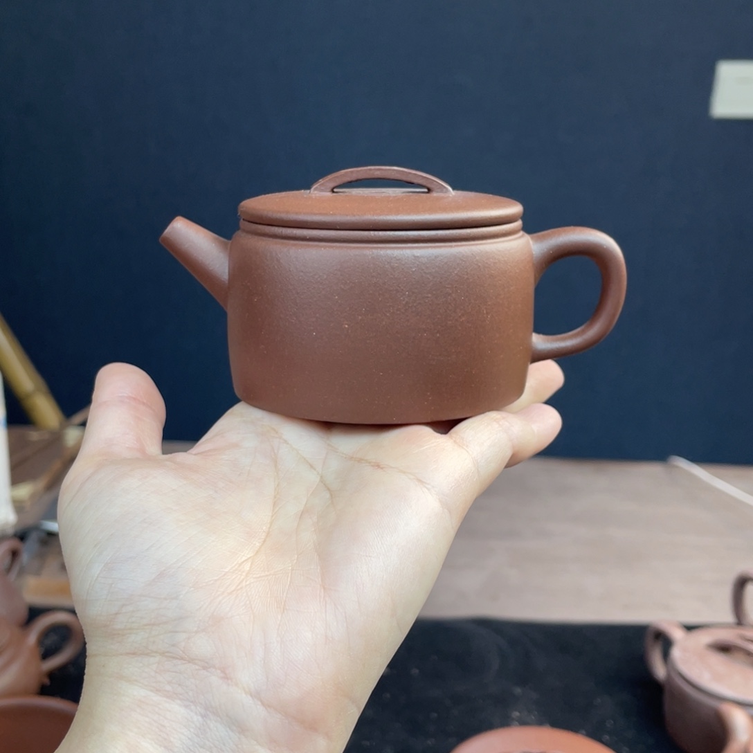 茶壶紫砂全手工底槽清汉瓦150cc
