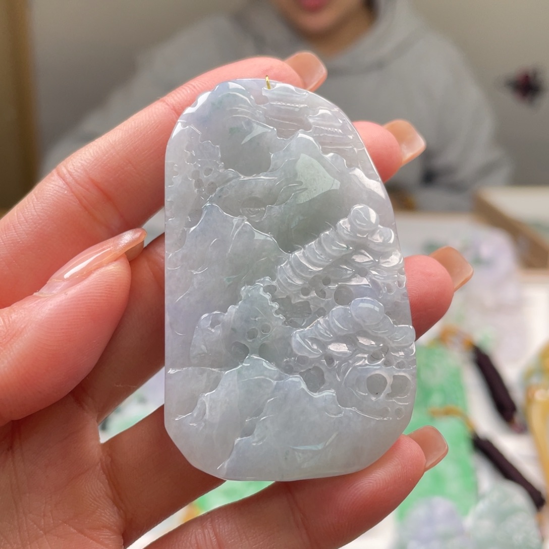 翡翠吊坠(不含链)未镶嵌