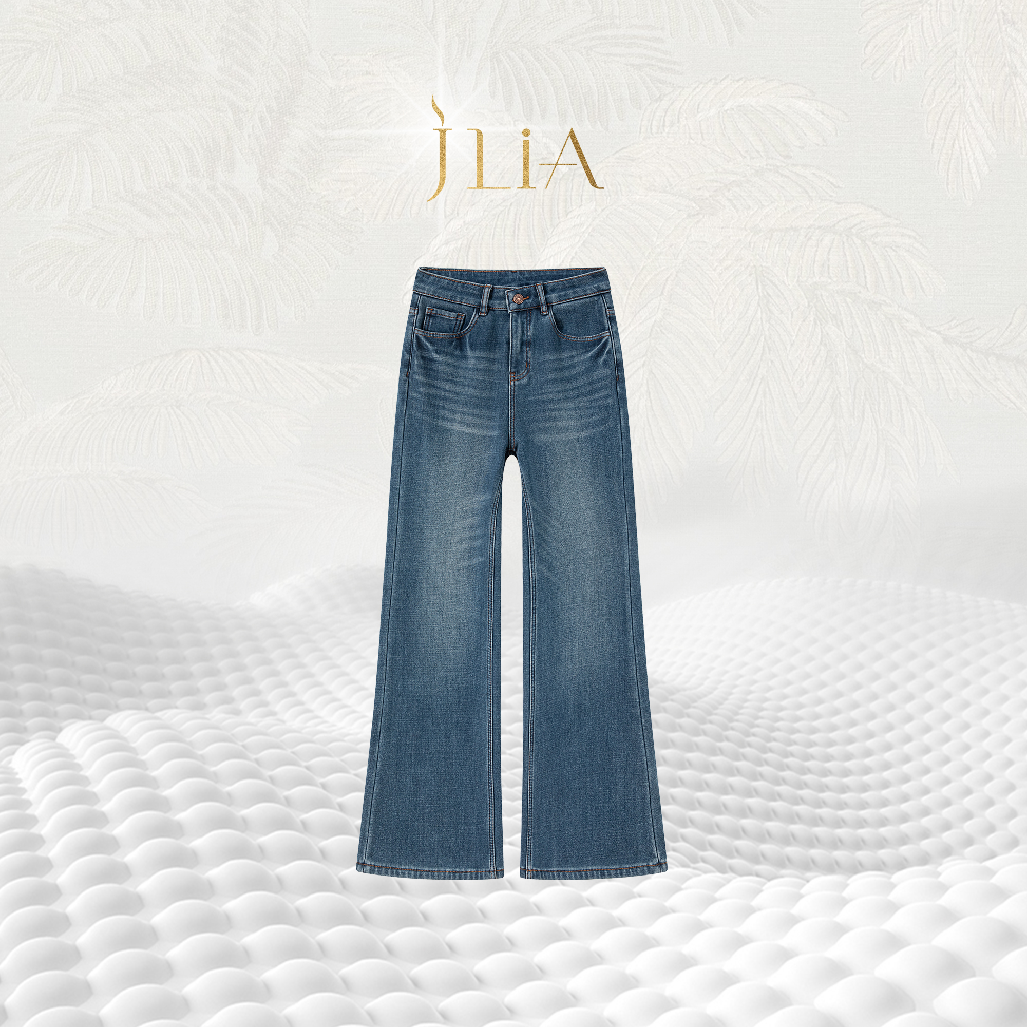 JLIA GOLD-6623 冷雾 I T400-土耳其四面弹-不贴腿窄版直筒中喇