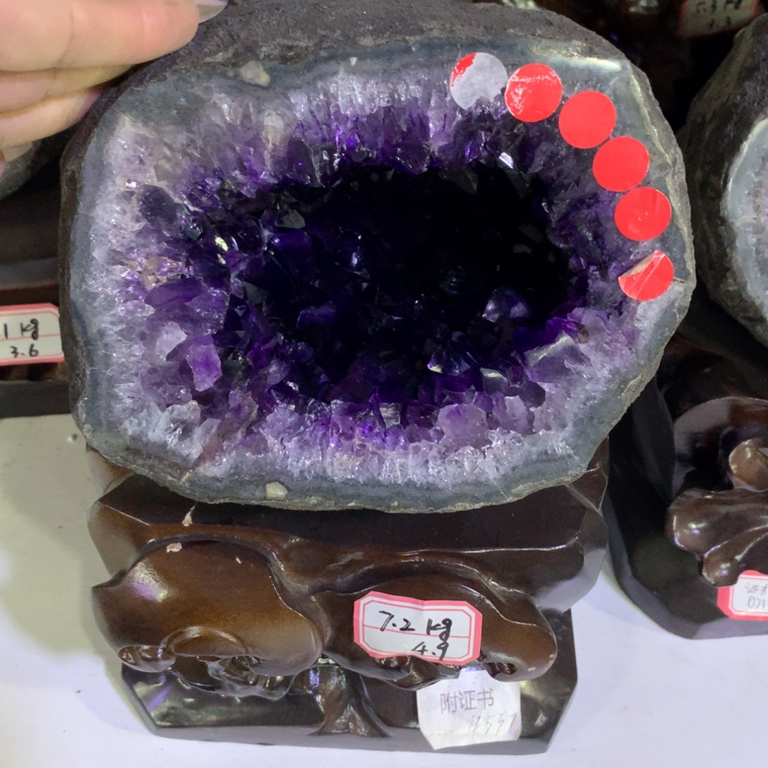 水晶摆件婷未镶嵌