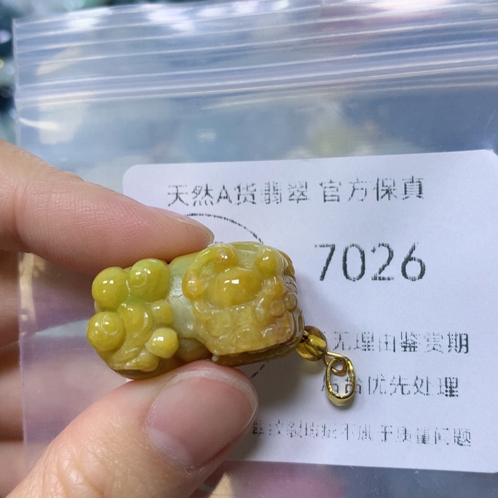 翡翠颈饰未镶嵌翡翠