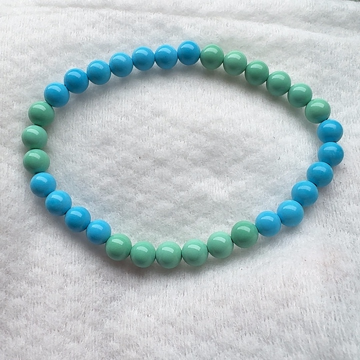 尺寸：6➕彩虹圆珠手串