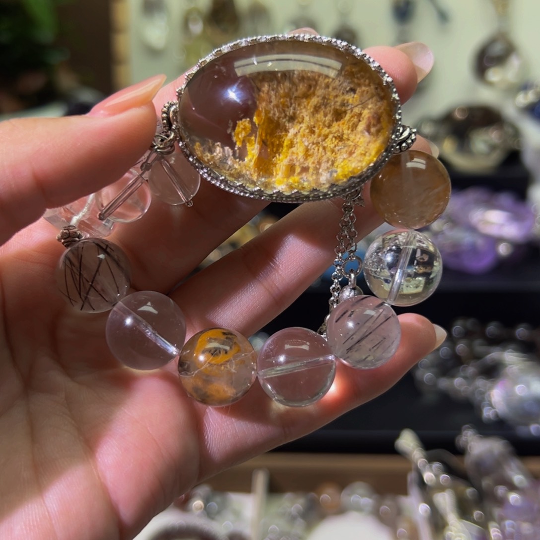 合金手链水晶端手串