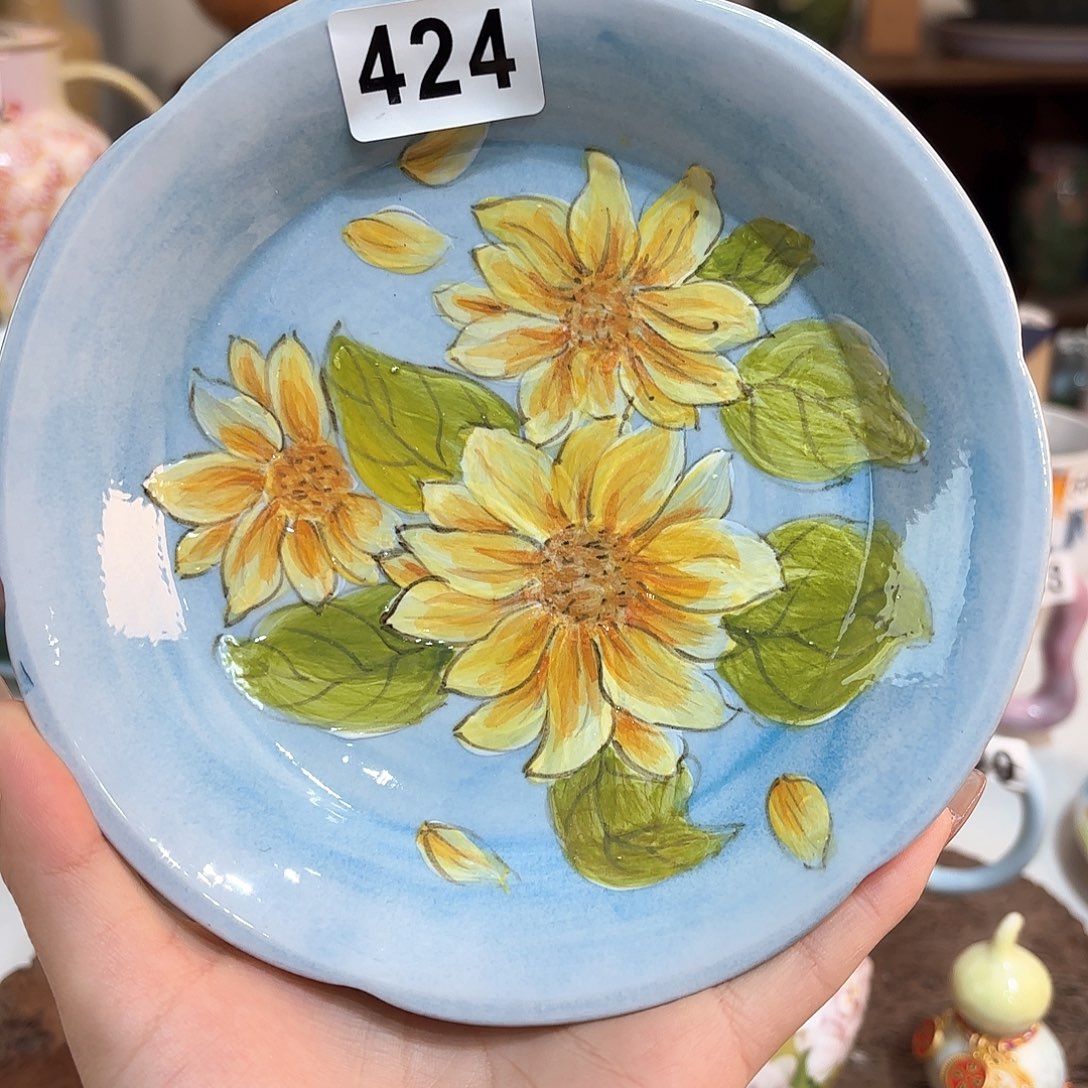 景德镇手绘高温釉下彩陶瓷茶具