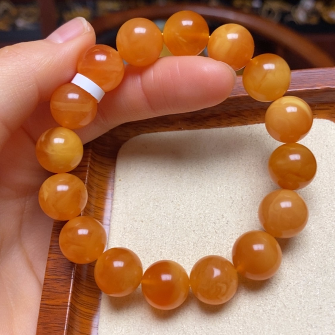 【闪购商品】蜜蜡手链未镶嵌手串