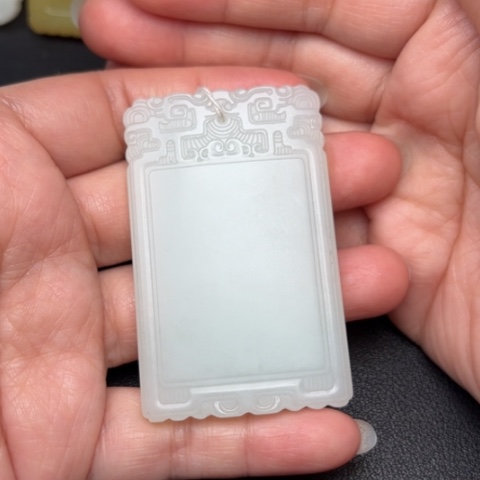 和田玉挂件未镶嵌云*子