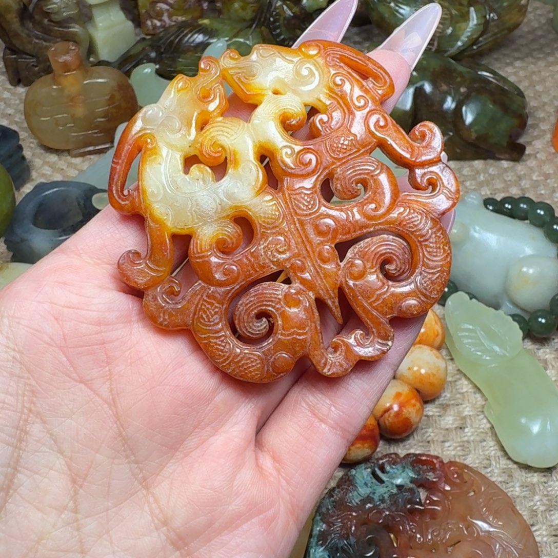 白玉菩提吊坠挂件