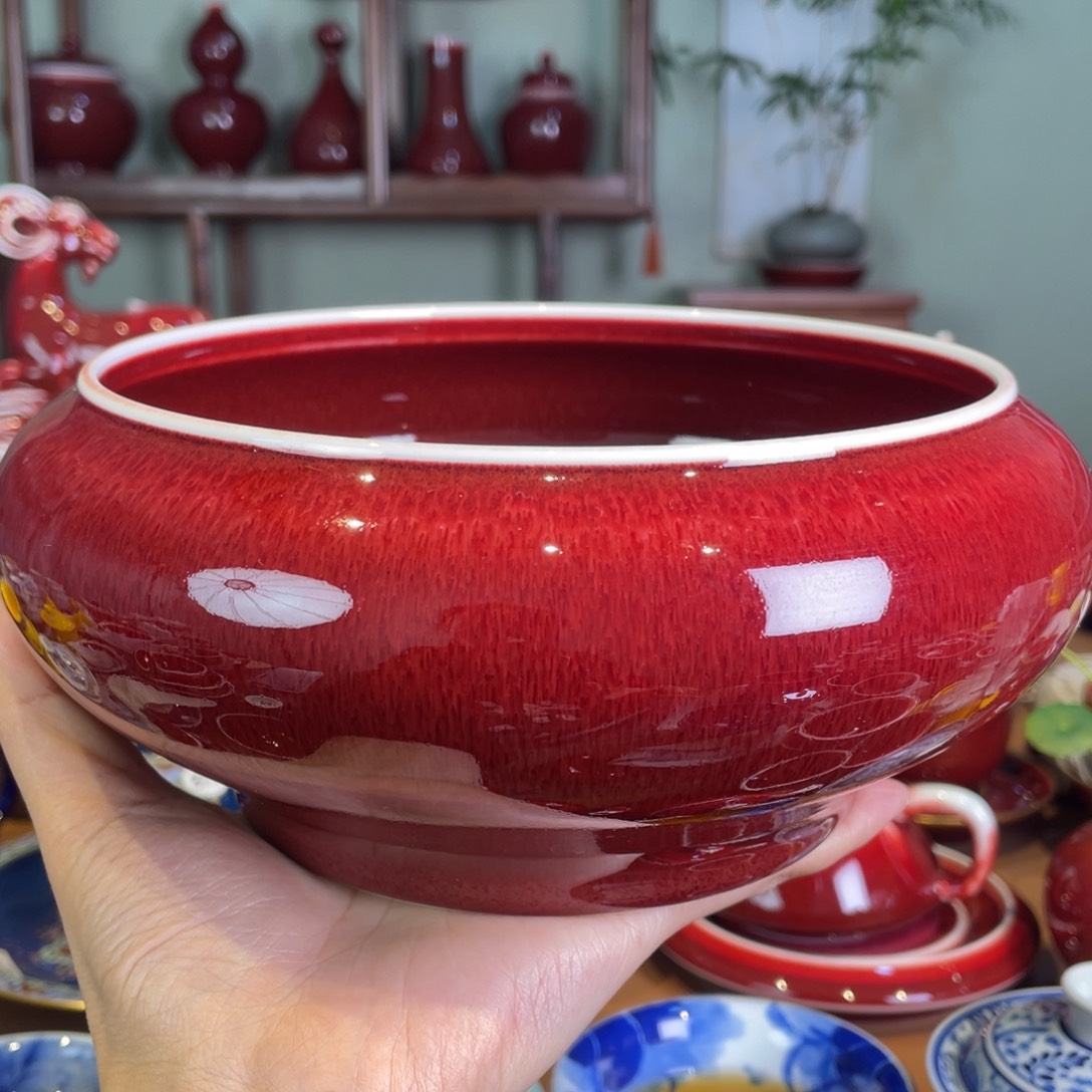 清欢雅玩原矿郎红水洗