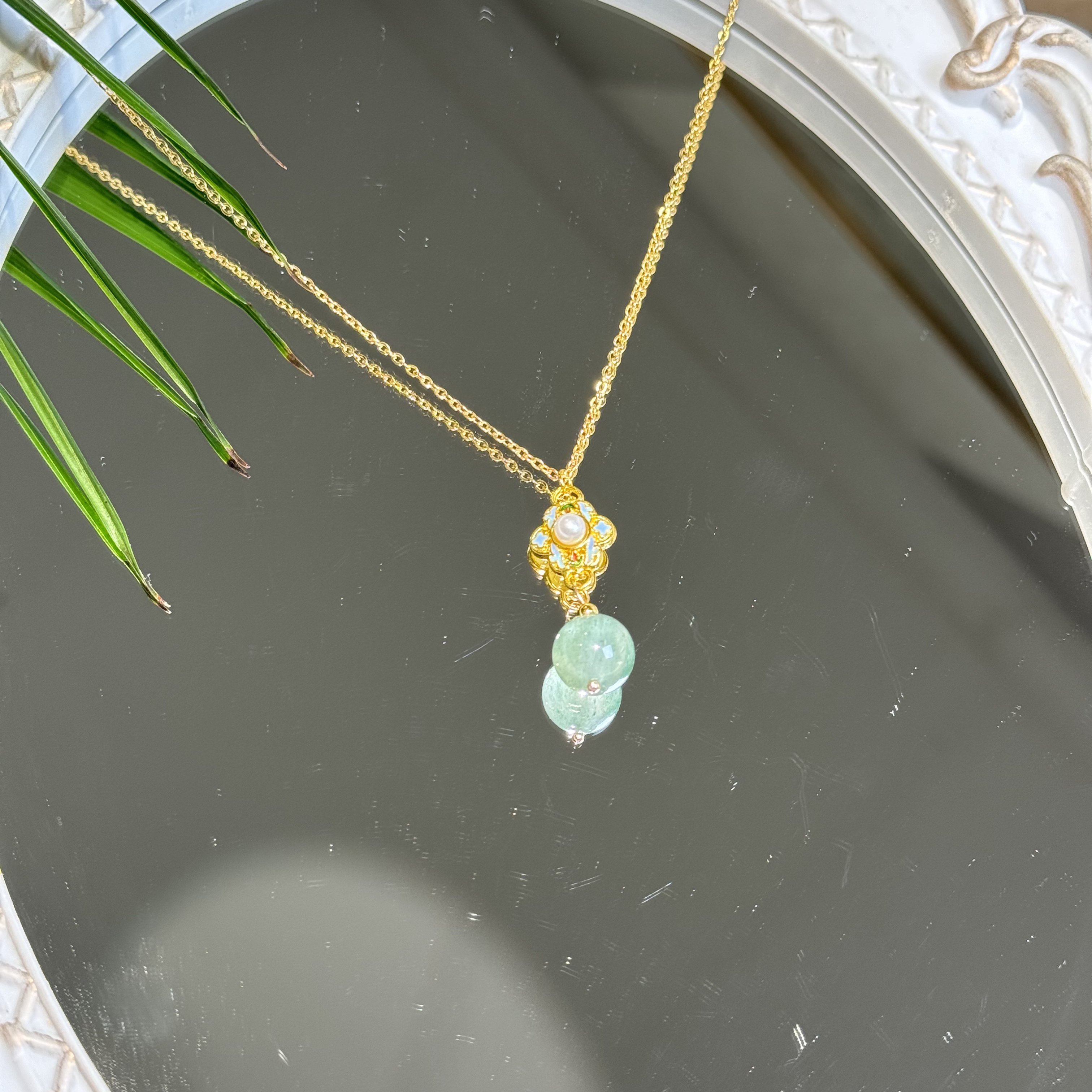 黄塔晶紫水晶草莓晶黑曜岩吊坠