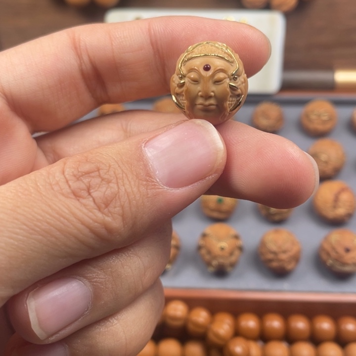 三面如来猴头单颗