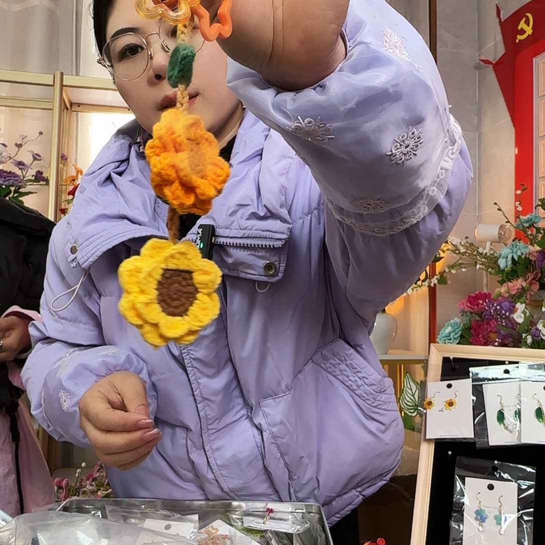 纯手工钩织钩织挂件