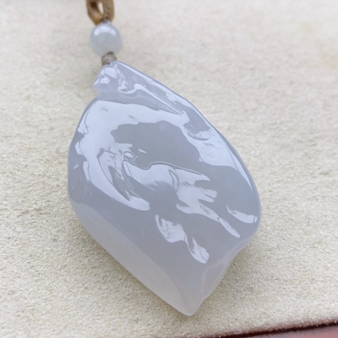 翡翠未镶嵌颈饰吊坠31