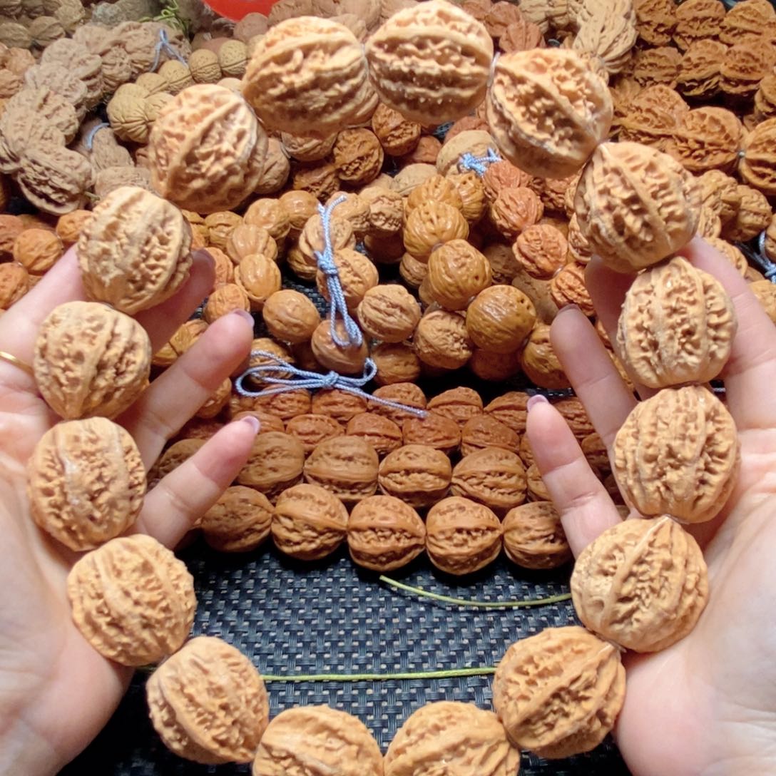 文玩核桃手串粗筋麻花