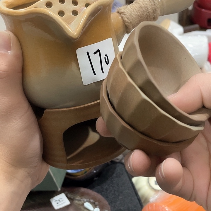 陶瓷茶具全部默认微瑕处理不影响使用完美主义者慎拍！