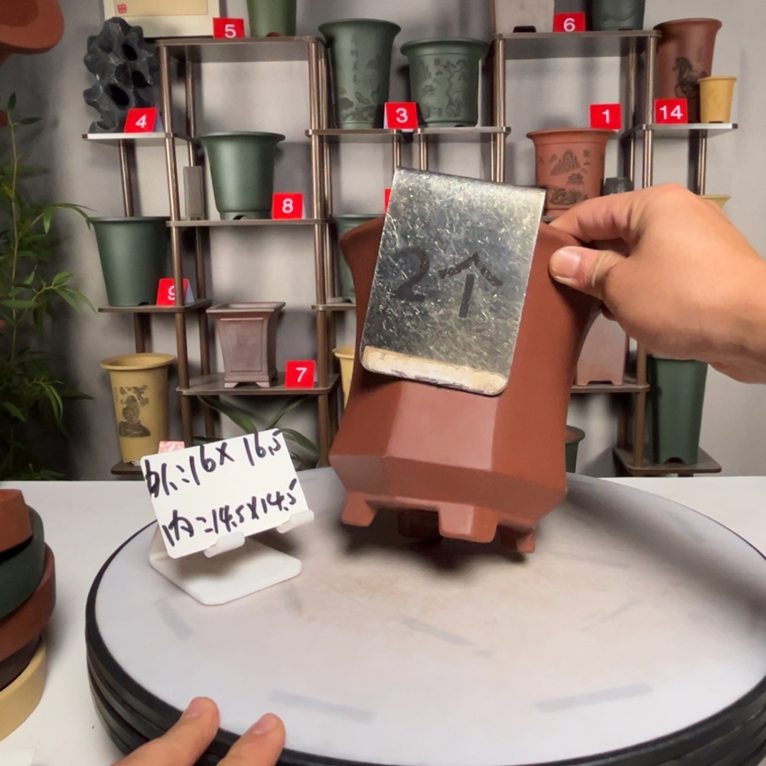 紫砂花盆紫砂花盆