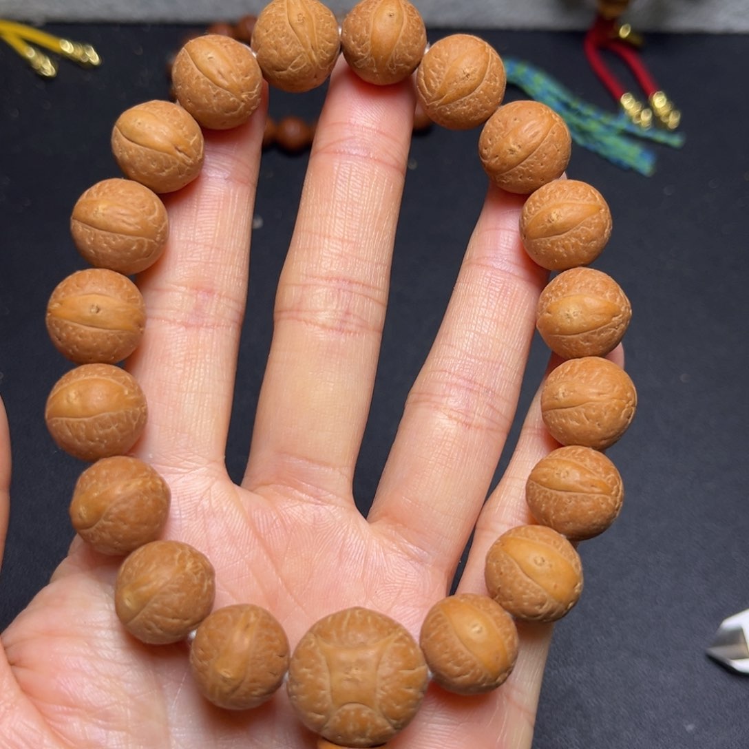 凤眼菩提吊坠14mm精品铁籽手串